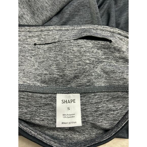 Peloton Size Small Athletic Legging Gray Heathered Ombre Spandex Stretch Reflect - Picture 7 of 8